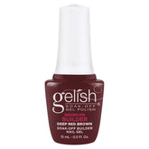 Gelish Brush-On Builder Deep Red Brown
