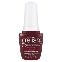 Gelish Brush-On Builder Deep Red Brown
