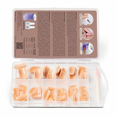 Soft Gel™ Tips - Nude Short Round 120CT