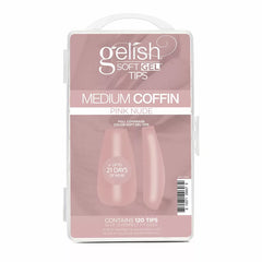 Soft Gel™ Tips - Pink Nude Medium Coffin 120CT