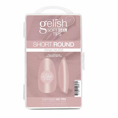 Soft Gel™ Tips - Pink Nude Short Round 120CT