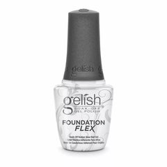 Gelish Foundation Flex Soak-Off Rubber Base Nail Gel - Clear, 0.5 fl oz.