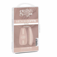Soft Gel™ Tips - Nude Medium Coffin 120CT