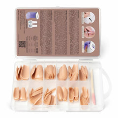 Soft Gel™ Tips - Nude Medium Coffin 120CT