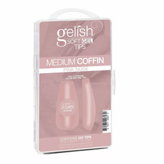 Soft Gel™ Tips - Pink Nude Medium Coffin 120CT