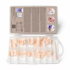 Soft Gel™ Tips - Light Nude Short Round 120CT