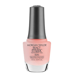 Morgan Taylor REACTmax Satin Nail Strengthener and Extended Wear Base Coat, 0.5 oz.