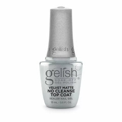 Gelish Velvet No Cleanse Matte Top Coat, 15mL