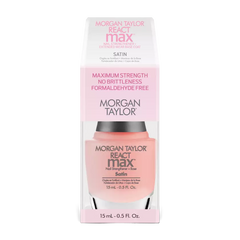 Morgan Taylor REACTmax Satin Nail Strengthener and Extended Wear Base Coat, 0.5 oz.