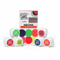 Gelish Art Form Gel Neon Color Gel Kit