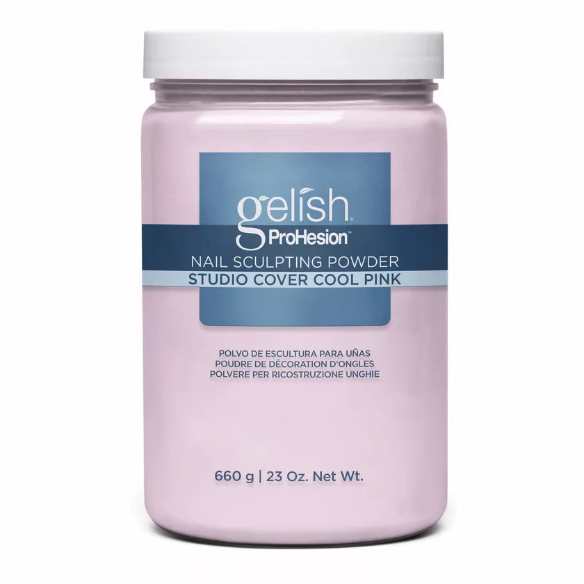 Gelish Prohesion Nail Sculpting Powder Studio Cover Cool Pink, 23.28 0z