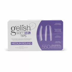 Gelish Soft Gel™ Medium Round Tips (550CT)