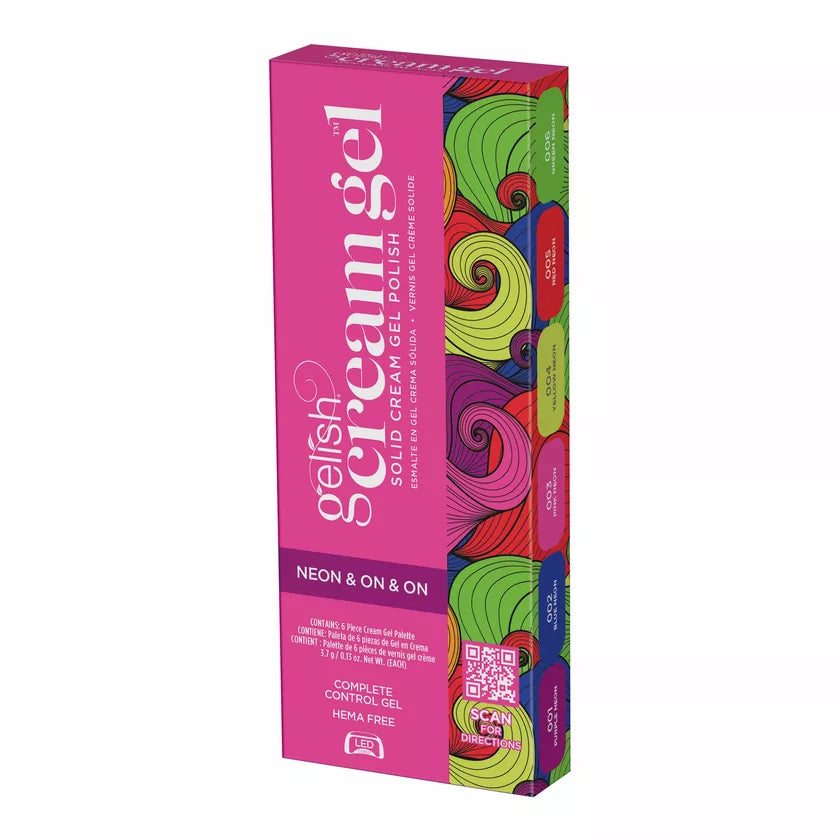 Gelish Cream Gel 6pc Palette - Neon & On & On