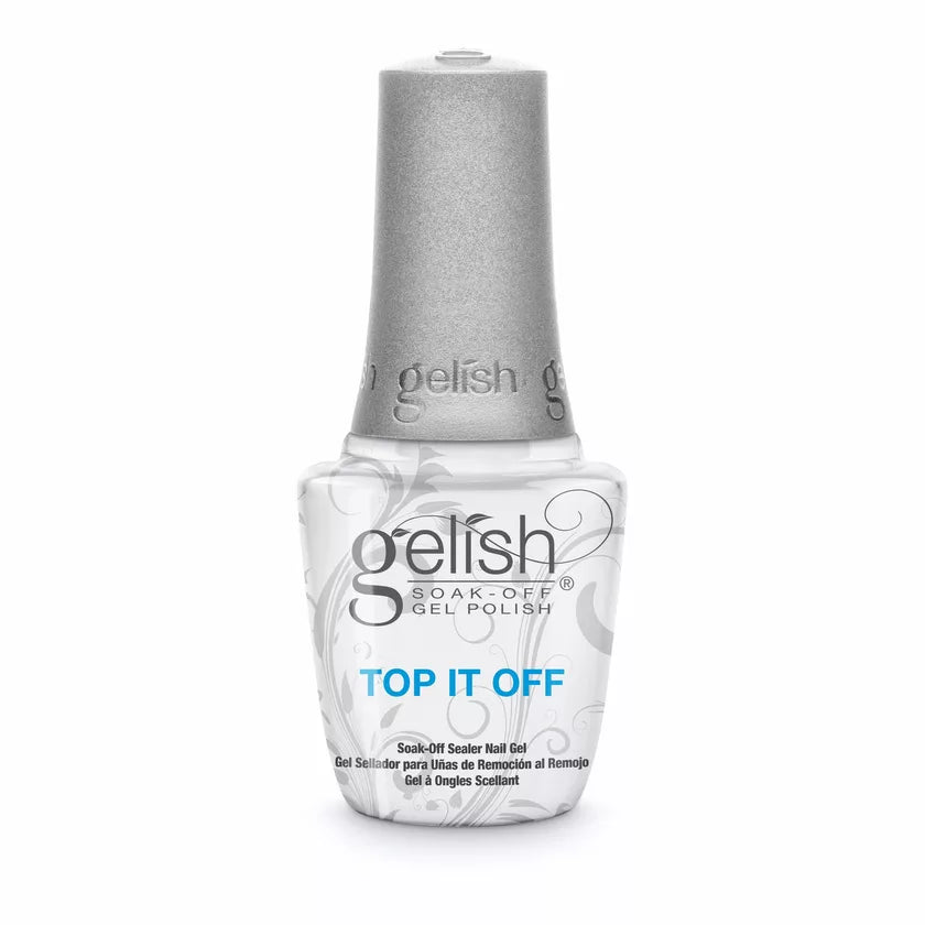 Gelish Top It Off Sealer Gel Top Coat LED Gel Polish, 0.5 fl oz.