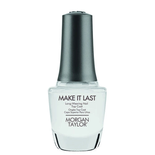 Morgan Taylor Make It Last Long Wear Top Coat, 0.5 oz.