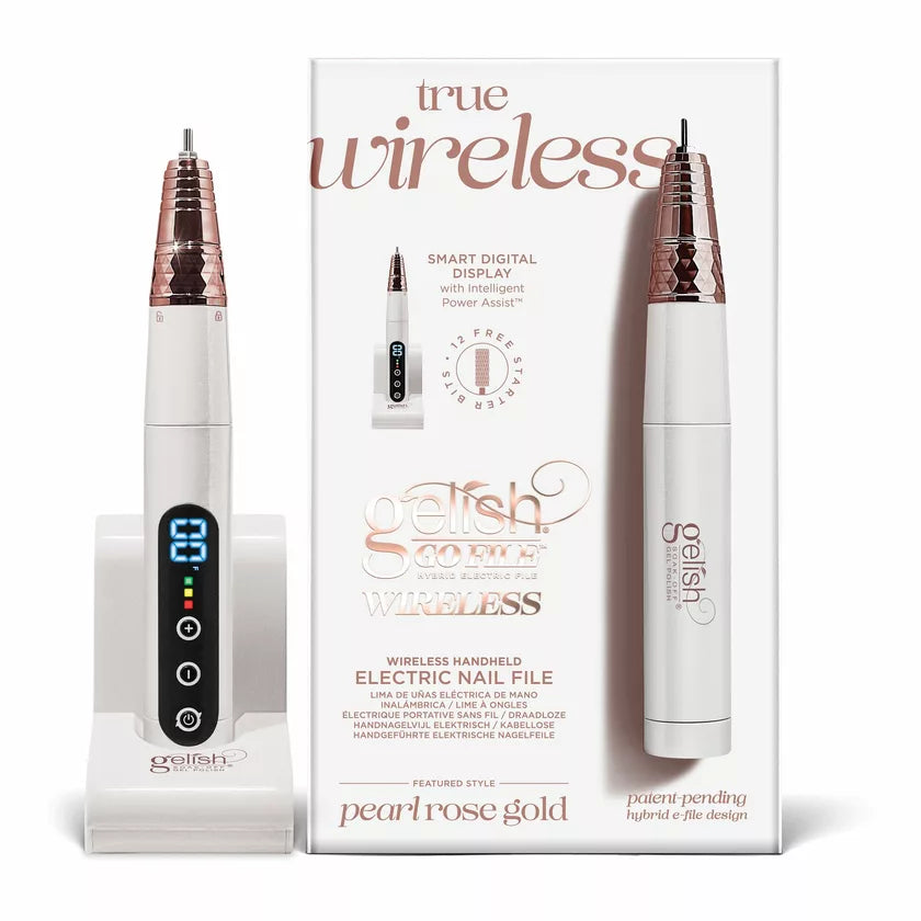 Gelish Go File Wireless Pearl Rose Gold