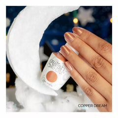 Gelish Soak-Off Gel Polish Copper Dream, 0.5 fl oz. COPPER METALLIC