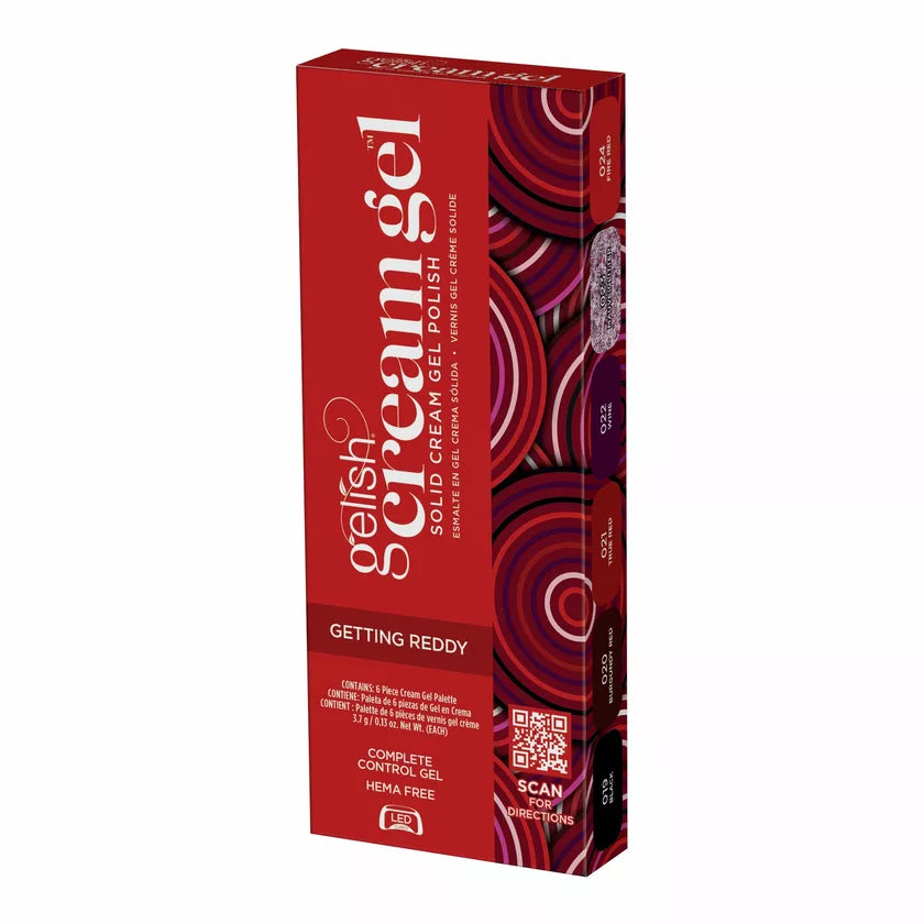 Gelish Cream Gel 6pc Palette - Getting Reddy
