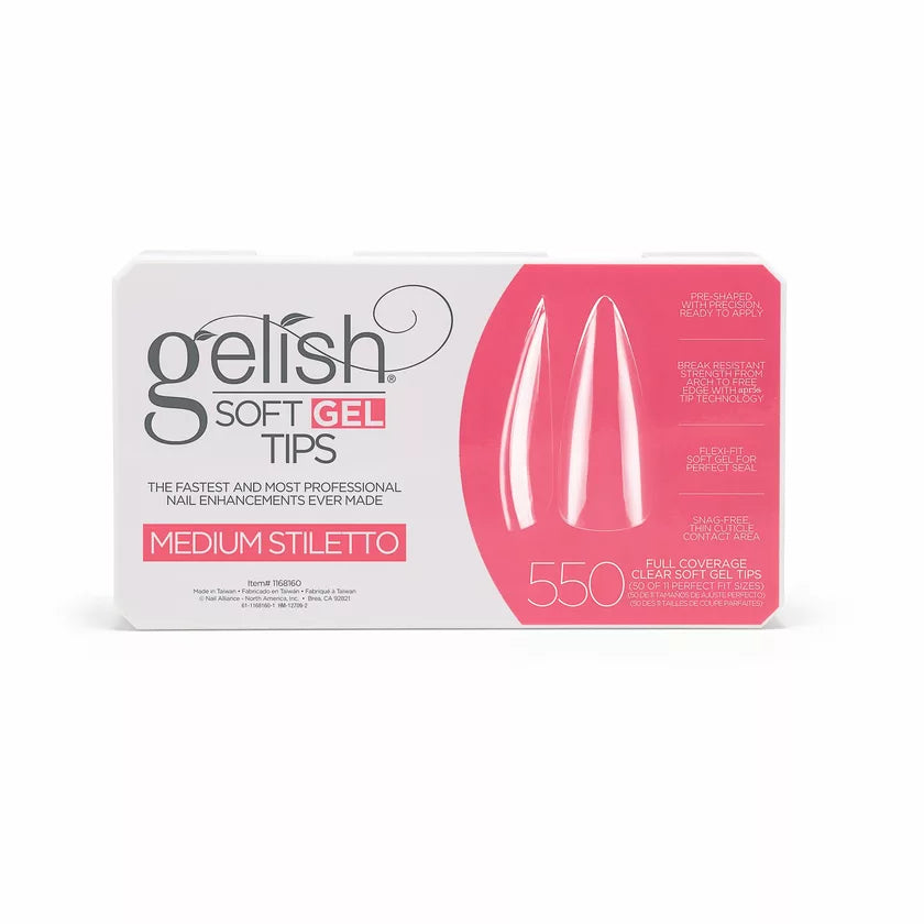 Gelish Soft Gel™ Medium Stiletto (550CT)