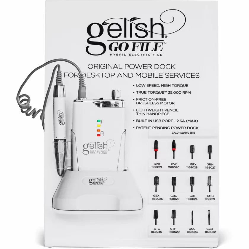 Gelish Go File and Bit Display
