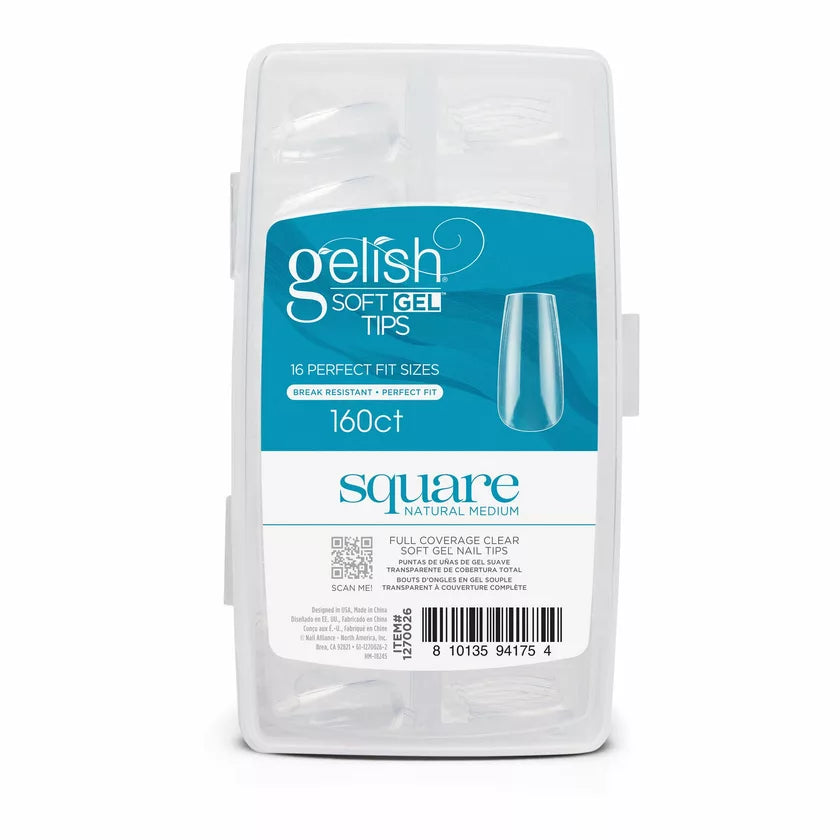 Soft Gel™ Tips - Medium Square 160CT