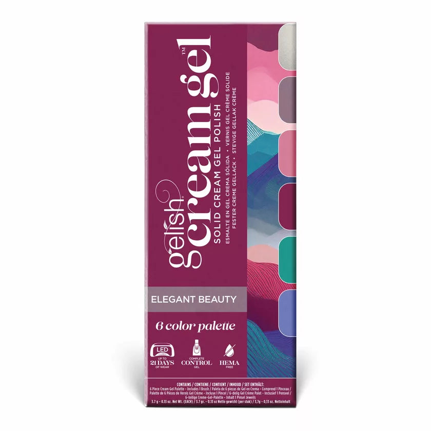 Gelish Cream Gel 6PC Palette - Elegant Beauty