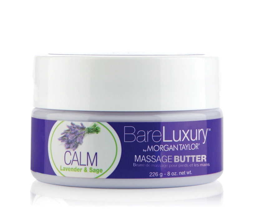 Morgan Taylor BareLuxury Calm Lavender & Sage Butter Jar, 8oz.