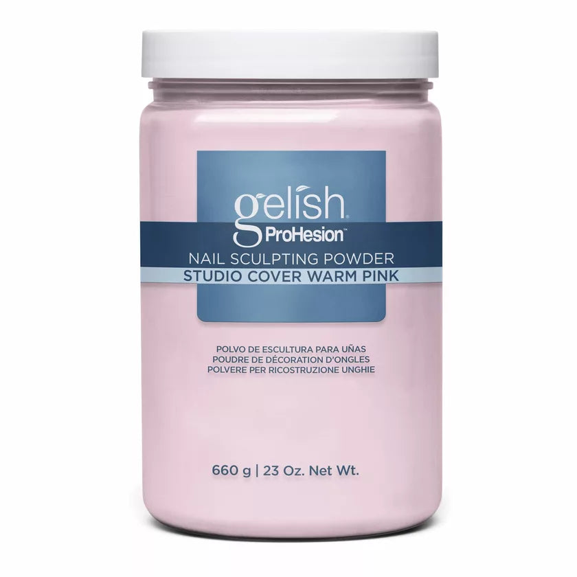 Gelish Prohesion Nail Sculpting Powder Studio Cover Warm Pink, 23.28 0z